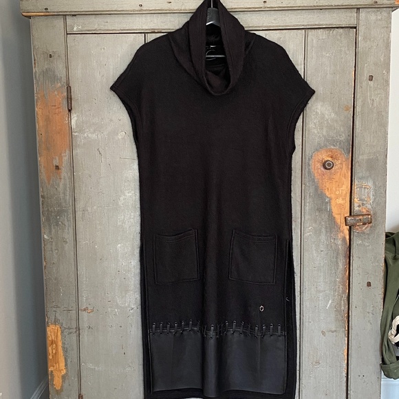 RUDSAK NWT Maradi Sweater Dress M/L Black Wool - Picture 1 of 11